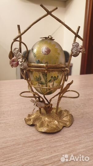 Яйцо шкатулка антиквариат