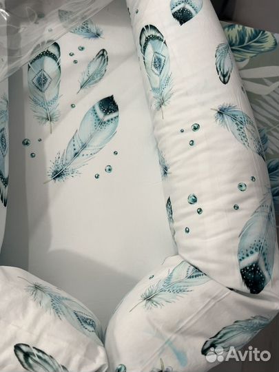 Кокон гнездышко позиционер для новорожденного