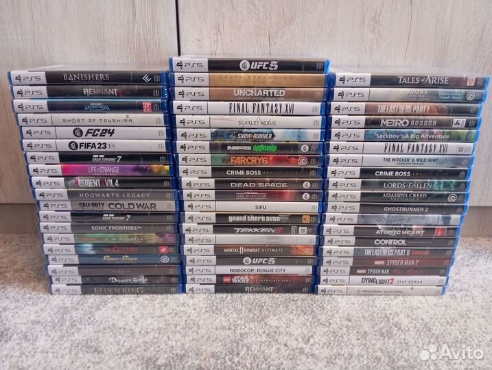 Диски на PS5 пополнение 07.05
