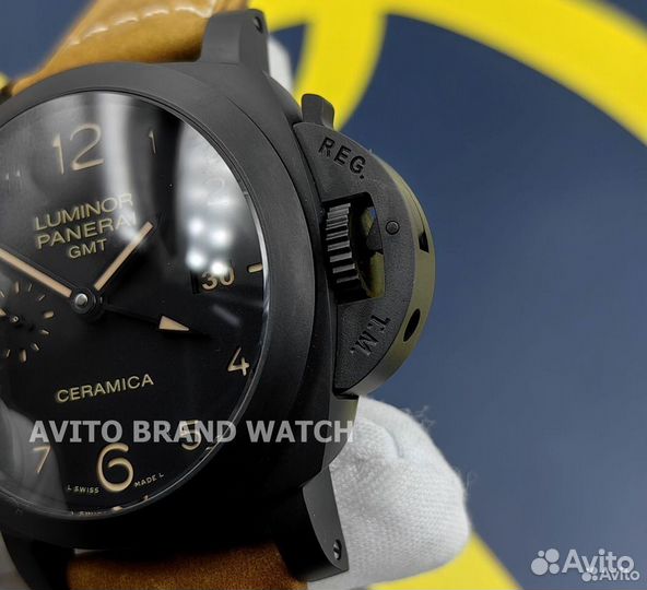 Часы Panerai Luminor Сeramica gmt PAM441 керамика