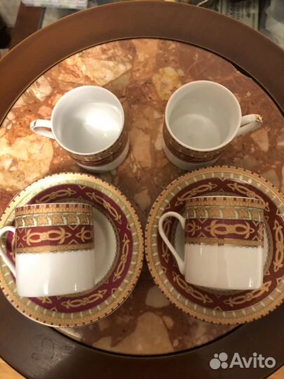 Чашки с блюдцем кофейные