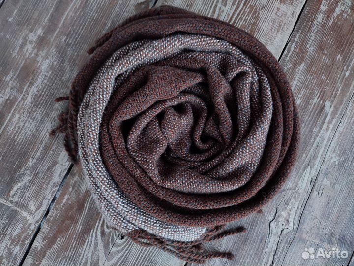 Шарф тканый палантин