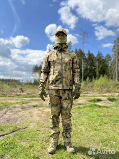 Тактический костюм Softshell мох