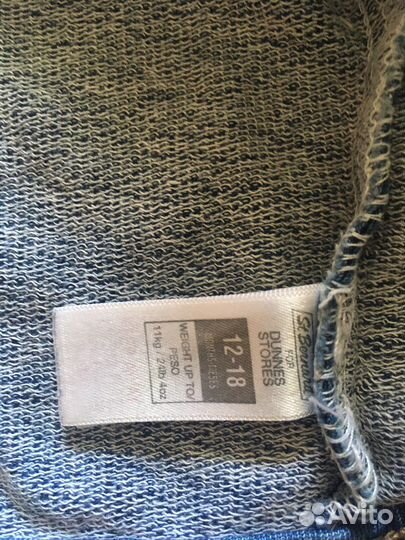 Джинсовка для девочки 12-18 мес