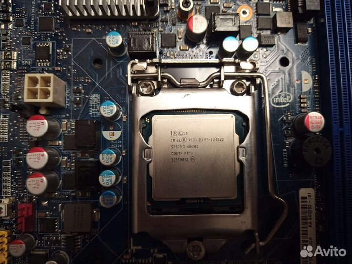 Мат. плата ITX Intel DH77DF c Xeon E3-1245 V2