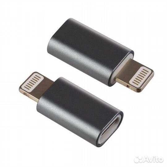 Переходник perfeo для iPhone, Micro USB розетка