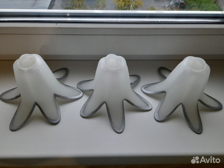 Плафоны для люстры 3 шт