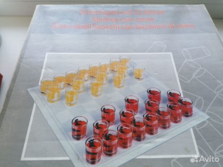 Настольная игра алкошахматы Алкошашки Подарок му