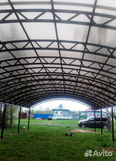 Навес из поликарбоната