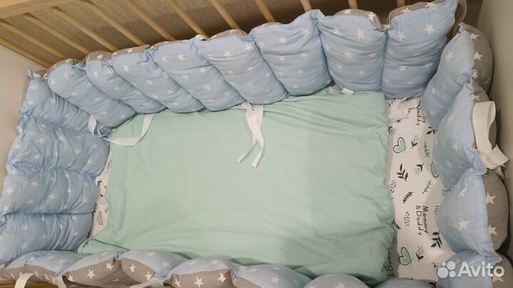 Комплект бортиков в кроватку