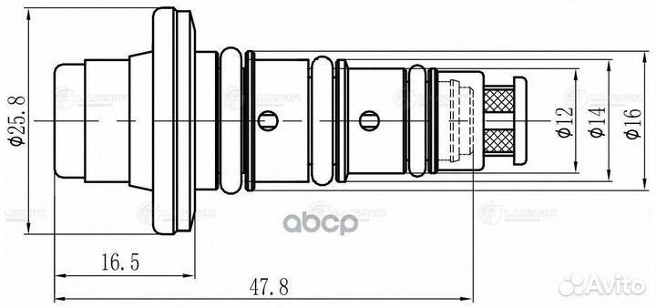 Клапан регулир. компрессора кондиц. для а/м Ford