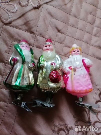 Елочные игрушки СССР