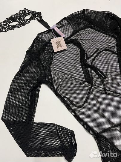 Эротическое платье в сетку XL