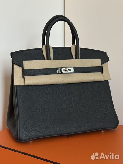 Сумка Hermes Birkin 25 Gris Misty Togo Phw