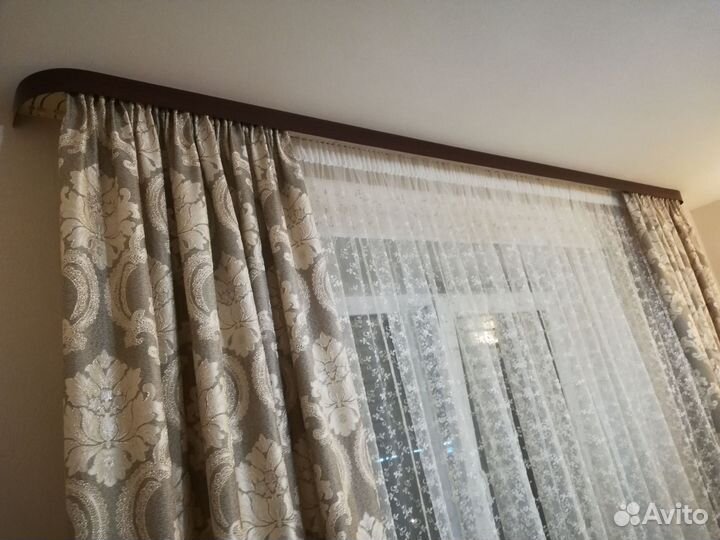 Комплект шторы и тюль
