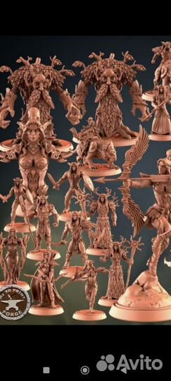 Фигурки орки тролли нежить минотавры warcraft