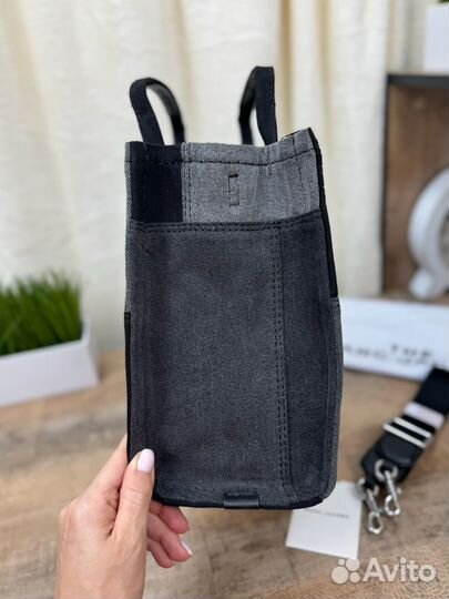 Marc Jacobs The Denim Medium Tote Bag - Black