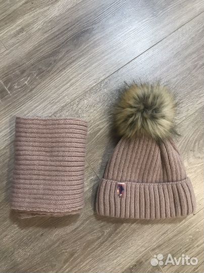 Шапка и снуд женские