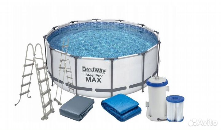 Бассейн каркасный bestway 366х122 см, арт.56420