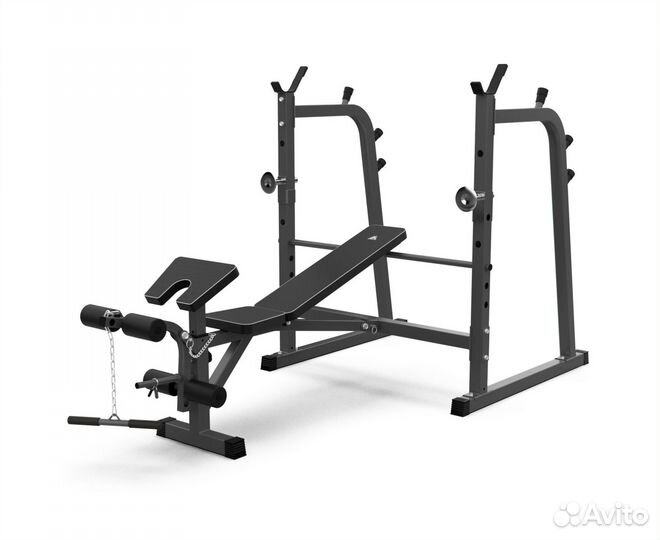 Скамья со стойками под штангу