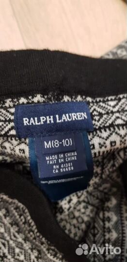 Шерстяные леггинсы Ralph Lauren для девочки 8-10 л