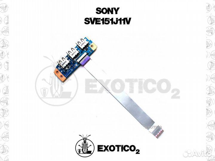 Sony vaio SVE151J11V Плата USB