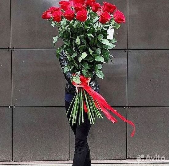 Высокие Розы Гиганты Доставка Круглосуточно
