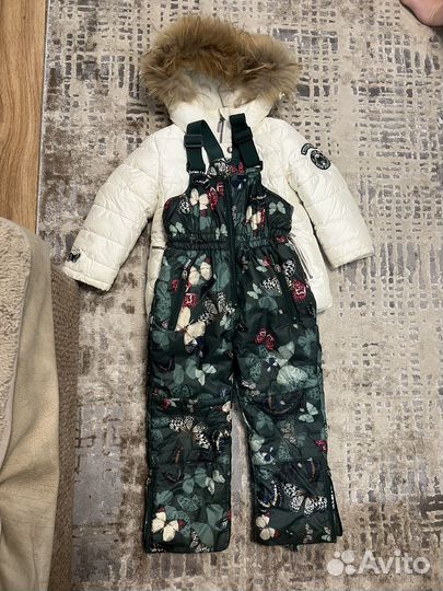 Зимний комбинезон для девочки 104