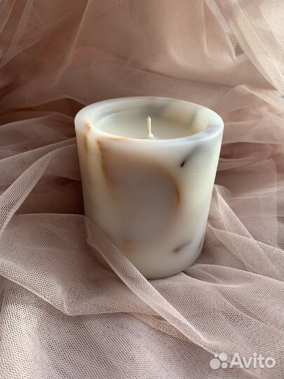 Свечи ароматические из кокосового воска