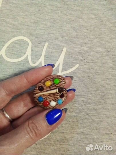 Брошки из полимерной глины