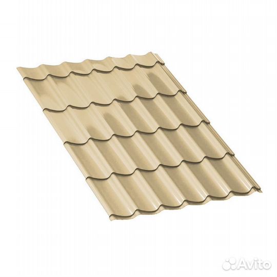 Металлочерепица Монтеррей Бежевый
