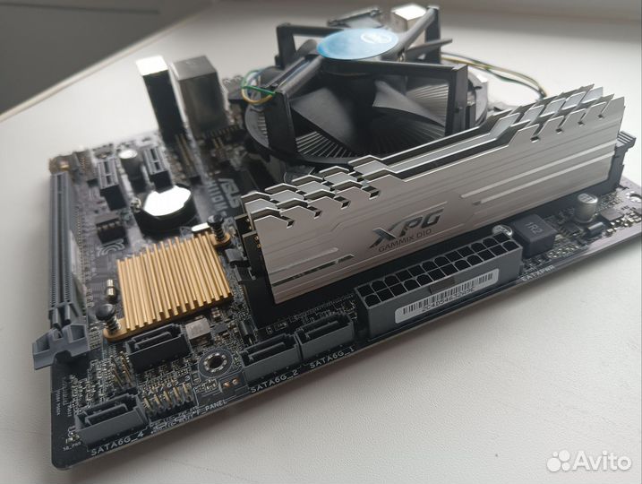 Комплект gtx 1060 6gb, i3 6100f h110m-r 16gb ddr4