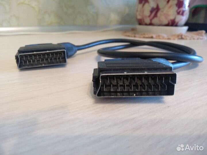 Шнур аудио-видео scart-scart (21pin)