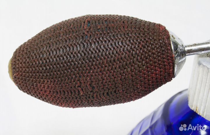 Пульверизатор для духов, синее стекло, повреждение