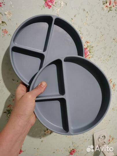 Силиконовые тарелки для малышей