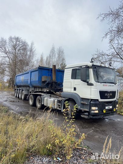 MAN TGS 33.440 6x4 BBS-WW с полуприцепом, 2012