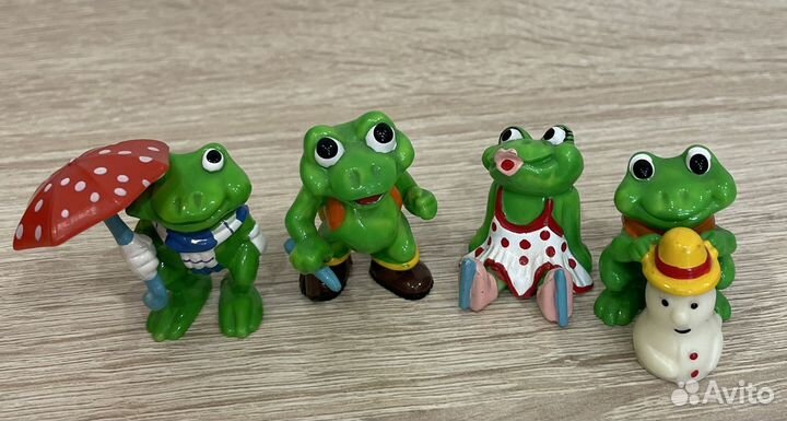 Игрушки-фигурки из киндер-сюрприза 90-х годов