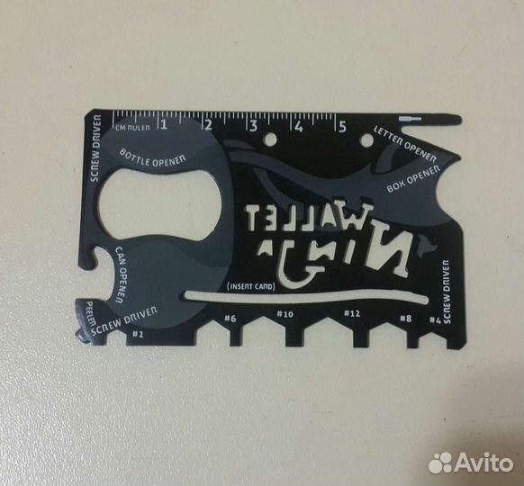 Кредитка wallet ninja сувенир подарок все в одном