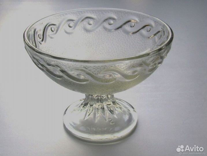 Вазочка - креманка СССР стекло 4 штуки