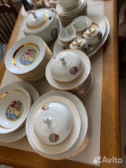 Сервиз столовый мадонна гдр