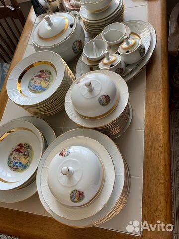 Сервиз столовый мадонна гдр