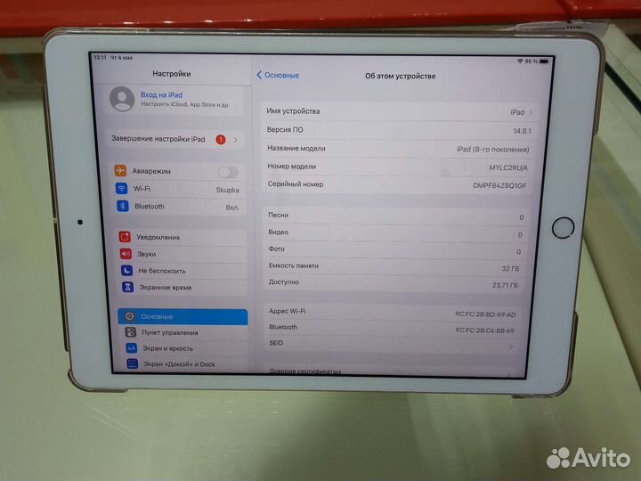 Планшет apple iPad 8th