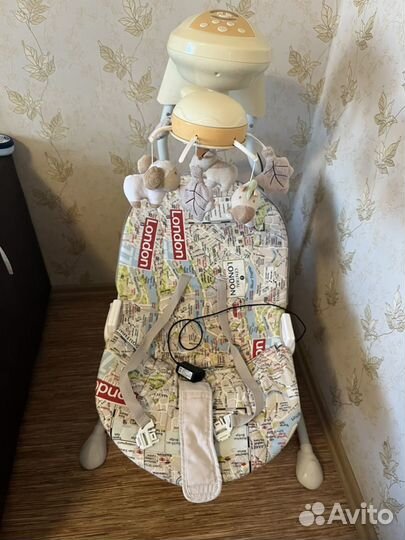 Детские качели шезлонг, колыбельная