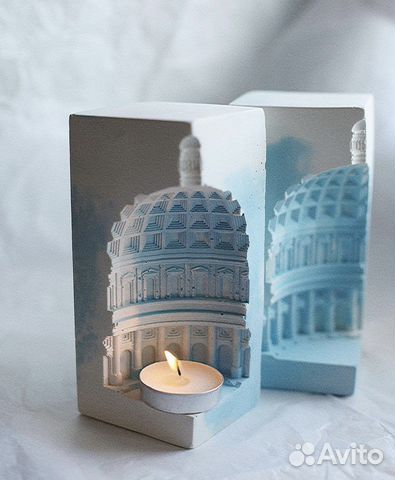 Силиконовая форма подсвечник пантеон