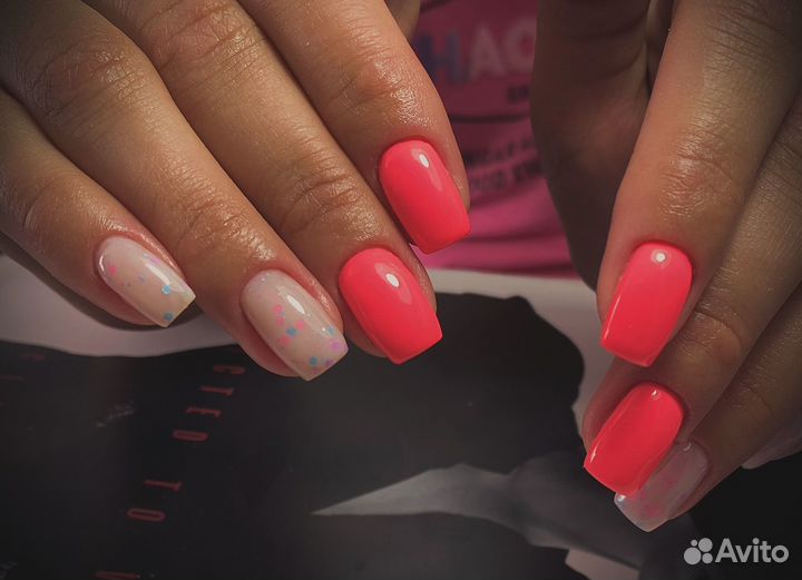 Маникюр(комби,аппарат,классика )наращивание