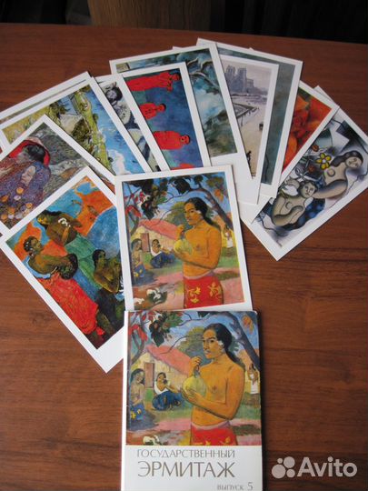 Наборы открыток СССР. живопись