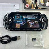 Новая Sony PSP Fat(400 игр, Комплект, Реф)