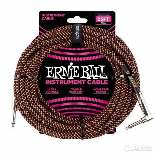 Кабель инструментальный Ernie Ball 6064