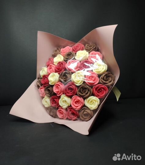 Букет - 37 Роз из Бельгийского Шоколада