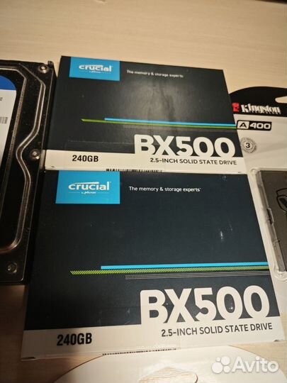 Жёсткие диски и SSD